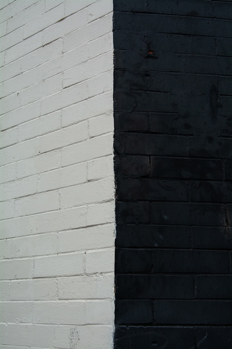 black brick wall during daytime